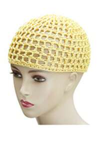 4个装发网，睡眠发网，头套，包头帽，长直卷假发帽，黑色网眼，包头，钩编，波浪卷，厨师帽，发髻，提拉带，针织，缝制，适合女性，芭蕾舞睡帽，睡眠帽 - 彩色 - 查看 5