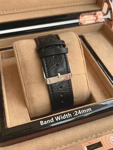 Pablo Raez 1 Piece Vintage Men's Watch Original Charming Silver Jewelry Non-Fading Watch Stainless Steel Fashion Design Beach Accessory Top Brand New Men's Summer Watch 50 Meters Waterproof Roman Numeral Display With Date Casual Quartz Watch Brown Microfiber Leather Bracelet Calendar White Dial Men's Luxury Watch