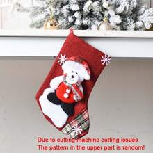 1/4 Pieces Set, Christmas Decoration Gift Socks, Santa Claus Socks, Christmas Tree Pendant, 3D Reindeer Snowman Santa Claus Christmas Socks, Suitable For Holiday Party Decoration, Christmas Gift Bags, Christmas Tree Decoration Pendant (Some Pattern Positions Are Random) Home Decor Christmas Decorations Room Decor Winter