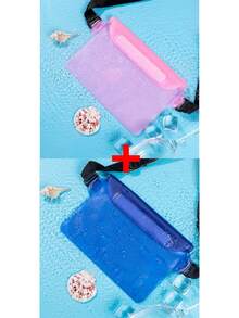 1/2 件 PVC 防水腰包沙滩包,大容量防水手机袋,夏季户外运动防水包,三重密封防水腰包斜挎包防水袋,户外运动沙滩手机保护袋 - 彩色 - 查看 35