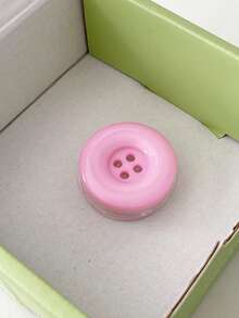 1pc Candy Color Button Phone Airbag Stand, Adhesive Expandable Slouchy Desktop Phone Holder, Retractable Phone Stand Compatible With IPhone, Android Phone, Gift For Birthday, Family, Friends Push-Pull Phone Grip Phone Accessories