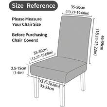 Stuhlbezug für Esszimmer, dehnbare Spandex Parson Stuhlhussen, waschbare Anti-Staub Sitzbezüge für Küche, Hochzeit, Party