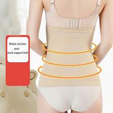 Elastic Adjustable Abdominal Control Belt With Anti-Roll Design Breathable Mesh Midsection Trainer Suitable For Fitness Exercises And Daily Life Shaping Belt - Multicolor - View 5