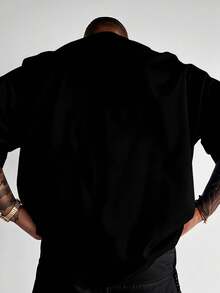 Shirt Premium T-Shirt Yarn 30.1 Basic Unisex Premium - màu đen - Xem 3
