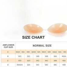 隐形粘合聚拢硅胶胸罩，粘性无肩带胸罩，带透明吊带颈带，适合露背连衣裙/上衣 - 彩色 - 查看 3