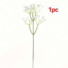Pure White Real Touch 1pc/12pcs/18pcs/30pcs Artificial Gypsophila Flowers - Suitable For Wedding Bride Engagement Home Scene Flower Arrangement, Mother'S Day Decoration, Home Decor - Multicolor - View 13