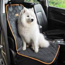 Cubierta de asiento para perro WEIYIN para camioneta SUV, cubierta de asiento de coche impermeable para mascotas, resistente y duradera con solapas laterales, resistente a arañazos para el asiento delantero del perro