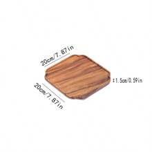 1 PC Rectangular Wooden Breakfast Tray Storage Tray Holds Jewelry, Teacups, Keys, Tea Bags, Etc. Also Suitable As A Christmas Gift