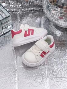 1 Paio di scarpe per bambini unisex per primavera e autunno, scarpe sportive con suola leggera, scarpe per bambini sia maschi che femmine, scarpe da passeggio, scarpe in rete traspiranti, scarpe per bambini, scarpe bianche