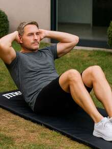 Fitness Kit Mat + Rope + 5 Elastic Bands Functional Exercises, More Strength, Agility And Muscle Definition! - Pink - View 5