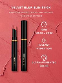 M.A.C Powder Kiss Velvet Blur Slim Stick-892 Over The Taupe-899 Brickthrough 2g - #899 Brickthrough - View 3