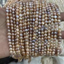 1 String Natural Freshwater Pearl Beads, Rice Shape, Loose Beads For Jewelry Making DIY Fashion Bracelet Necklace Accessories (Approx. 18cm Length, AAA Gray Approx. 36cm Length)