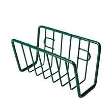 Estante de soporte de esponja de hierro sin taladro, estante de drenaje sobre el fregadero, organizador de cocina montado en la pared para fregador de platos y dispensador de jabón - Verde - Ver 13
