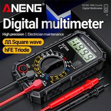 ANENG SZ308 Digital Multimeter, High Precision Electrical Maintenance Tester, Voltage Current Resistance Multifunction Meter, Battery Powered (Without Battery), ≤36V Operating Voltage, ABS Construction
