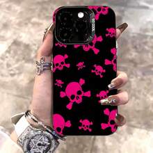 Funda de Teléfono de Silicona Líquida Ligera a Prueba de Golpes para iPhone 16 15 14 13 12 11 Pro Max Plus, Tacto Suave, Recortes Precisos, Diseño de Moda, Estilo Simple, Patrón de Dragón - Colores mezclados - Ver 5