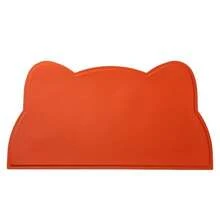 Waterproof Silicone Pet Feeding Mat - And Anti Displacement Dog Food And Cat Food Meal Mat, Easy To Clean, Durable, Suitable For Pet Owners