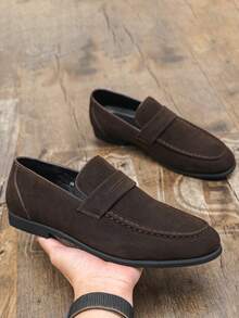 New Men's Loafers, Casual Fashion Moccasins, Comfortable Slip-On Shoes, Breathable Soft Sole Driving Shoes, Business Formal Suede Leather Shoes, Daily Commute Shoes, Fashionable Designer Men's Slip-On Leather Loafers Chic Autumn
