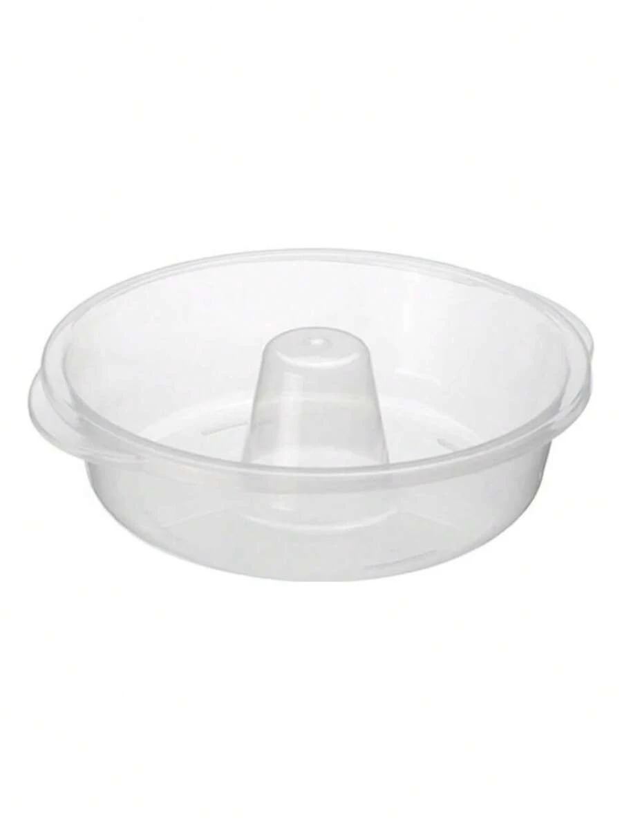 Super Forma De Bolo/pudim P/ Microondas 1,65 L Cor Transparente - Multicolorido - Visão 1