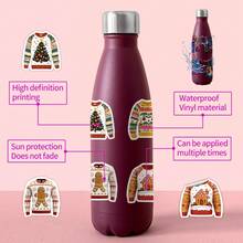 50 件圣诞毛衣贴纸美观贴纸高品质贴纸贴花剪贴簿、日记本、笔记本电脑、保险杠、滑板、水瓶、电脑、手机贴纸可以为您的生活带来很多乐趣，是送给成人的完美礼物 - 彩色 - 查看 4