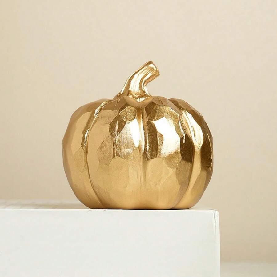Thanksgiving Pumpkin Ornaments Creative Resin Dining Table Centerpieces For Fall Home Party Decor