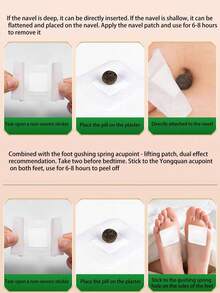 60pcs Moxa Patches, Gentle & Non-Irritating, Regulating & Nourishing Moxa Rolls, Chinese Medicine - Multicolor - View 3