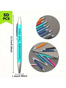 50 szt. długopisów reklamowych z logo, hurtowo na prezenty reklamowe i firmowe, artykuły hotelowe i konferencyjne