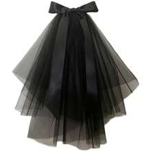 Elegant Double Layer Bridal Veil With Sequin Trim And Comb - Sophisticated Polyester And Spandex Wedding Accessory, Suitable For Brides, Engagements And Special Occasions, Exquisite Design For Elegant Wedding Look