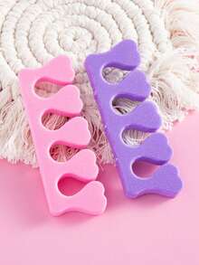 20/10/2 件粉色指甲分指器，柔软海绵脚趾分指器，修脚，脚趾手指分隔器，适用于女士男士美甲修脚美甲，泡沫脚趾分指器，专业美甲手指脚海绵垫，适用于指甲油、美甲用品、美甲工具、美甲工具、指甲、按压指甲的美甲工具 - 彩色 - 查看 4