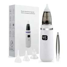 ASPIRADOR 2 EN 1.  NASAL Y OIDO/ ASPIRADOR NASAL ELECTRICO INFANTIL SACA MOCOS LIMPIADOR/ IRRIGADOR NASAL ELÉCTRICO, SACA MOCOS PARA 3 CABEZALES. DE FACIL USO, PRACTICO PARA EL HOGAR. UTENCILIO PARA LIMOIEZA NASAL IDEAL PARA NIÑOS Y ADULTOS. - Blanco - Ver 1