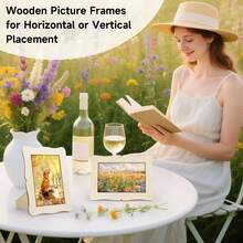 1/5/10/20 件木制相框，用于工艺品，未完成的 DIY 木制相框，散装 4x6 英寸，用于 DIY 工艺品、绘画、艺术项目、木制装饰、父亲节礼物的立式相框