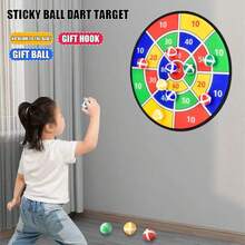 1 zestaw kolorowych, lepkich piłek i rzutek do gry – średnica 14/29 cala, zestaw zabawek sportowych i rekreacyjnych z wieloma kolorowymi, lepkimi piłeczkami i rzutkami – odpowiedni do gier/zabawek na przyjęciach w pomieszczeniach i na zewnątrz, rekwizyty do gier interaktywnych dla rodzin, składany i przenośny, idealny dla dzieci, uczniów i rozrywki rodzinnej – świetny prezent dla chłopców i dziewcząt, na urodziny, Boże Narodzenie, Halloween, Wielkanoc, powrót do szkoły, Święto Dziękczynienia i spotkania rodzinne