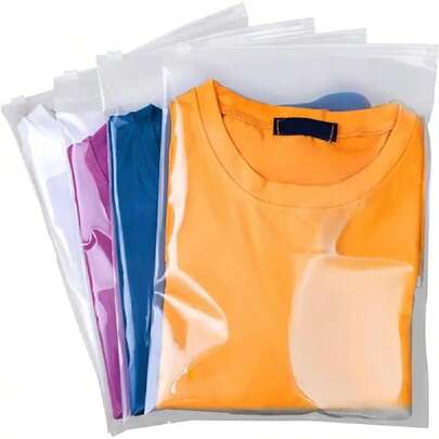 30 túi khóa kéo có thể tái sử dụng, túi nhựa trong suốt nhiều kích cỡ từ 12 đến 50 cm, túi đựng đồ du lịch cắm trại ngoài trời cao cấp, độ dày hai lớp 0,061mm/2,4 mil, thích hợp đựng quần áo, áo phông, quần, giày dép, đồ lót, tất, túi đựng đồ giường, khóa kéo đôi, chống thấm nước và có thể tái sử dụng, thích hợp cho du lịch tại nhà, túi đựng dụng cụ phụ kiện đa năng, lưu trữ và vận chuyển, ngày lễ và quà tặng