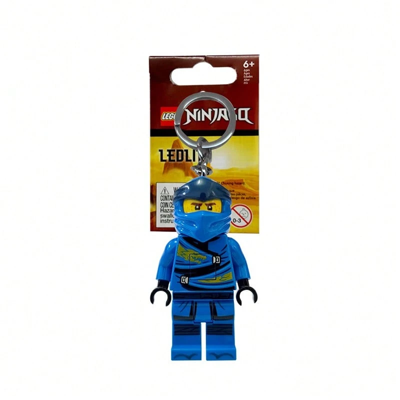 LEGO Building Blocks Ninjago Kai - Blue Ninja Glow-In-The-Dark Keychain KE148H - KE148H - View 1