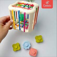 Sensory Educational Cube Kit For Babies Geometric Shapes Castela - Multicolor - View 8