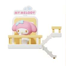 Miniso My Melody 攀爬梯磁性摆件，Q版 My Melody 设计，黄白相间栅栏，背面磁性吸附，自由组合，非常适合桌面装饰和生日礼物（1个） - 彩色 - 查看 7