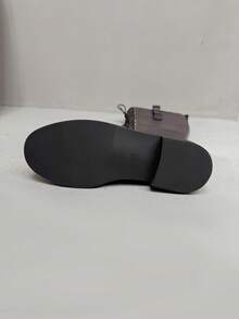 2025 Botas Femininas Cano Alto de Salto Baixo com Bico Redondo, Última de Outono/Inverno, Com Cadarço e Zíper Interno, Casual, Confortável, Moda Versátil e Sexy, Adequado para Bailes, Festas, Festivais de Música, Etc.