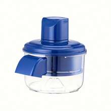 电动水果蔬菜削皮器，一键操作，高效削皮，轻松烹饪，现代厨房工具，耐用塑料，坚固结构，自动削皮器，家庭厨师，厨房爱好者 - 藍色 - 查看 12