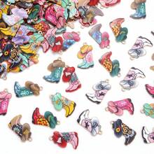 50/30/10 buc cizme de cowboy western mixte, pălării, pandantive, decor cu imprimeu vintage, potrivit pentru brățări, coliere, brelocuri, accesorii pentru cercei în stil boho DIY