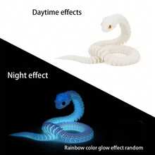 1 Pc 30cm Articulated Viper Statue - 3D Printed Soft Posable Snake Toy With Snake Egg, Mythological Creature Design, Home Decor Stress Relief Toy, Suitable For Christmas, Halloween And Other Holiday Gifts, Suitable For Ages 14+ (Random Eye Color), Fidget Toy, 3D Printed Animal - Viper, 3D Snake, Mini 3D Printed Animal, 3D Printed Snake, 3D Printed Snake With Egg