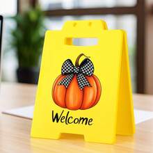 [Thanksgiving Yard Decor] Double-Sided Autumn Harvest Welcome Garden Flag | 1pc 28x40 Inches Polyester Yard Decor, Thanksgiving Outdoor Lawn Decoration, No Electricity Needed, Outside Decorations For Yard