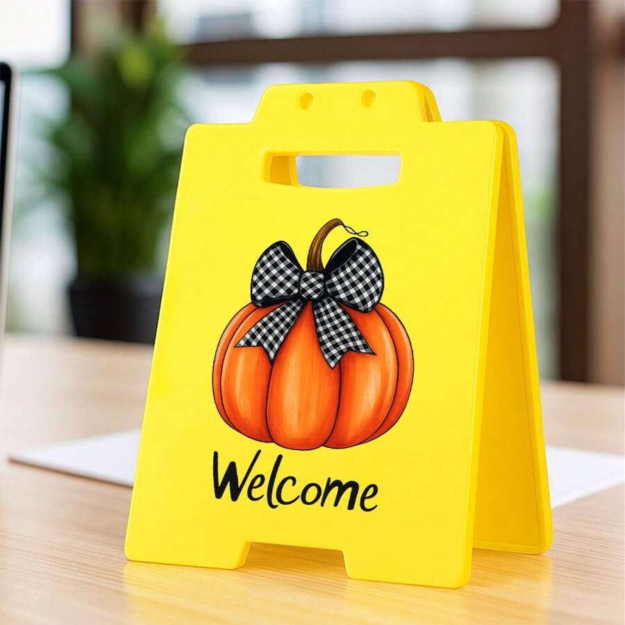 [Thanksgiving Yard Decor] Double-Sided Autumn Harvest Welcome Garden Flag | 1pc 28x40 Inches Polyester Yard Decor, Thanksgiving Outdoor Lawn Decoration, No Electricity Needed, Outside Decorations For Yard
