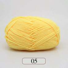 1pc 5-Ply Soft Yarn, DIY Crochet Knitting, Applicable For Crochet Knitting Bags, Scarves, Hats, Sweaters, Dolls