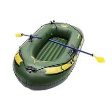 皮划艇钓鱼船独木舟休闲水上运动派对漂流船，厚实耐用 - 軍綠海盜艇 - 查看 3