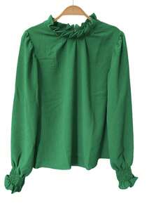 Women Blouses - Green - View 6