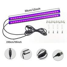 1:2 LED Black Light Strip, Suitable For Room, Cabinet, Halloween, Christmas, Thanksgiving Decoration, Body Painting, Poster, Fluorescent Tapestry, Glow Party