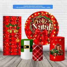 Trio Of Cylindrical Covers + 1.50m Round Panel + Christmas Side Panel - K2NAT0050 - 查看 2