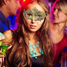 32 Pieces Masquerade Masks Vintage Antique Masks Venetian Masks - DancerPrincePrincessPeri - View 5