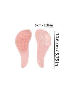 1 件符合人体工程学的按摩发刷，顺发刷，便携且时尚 - 不含梳子 - 彩色 - 查看 7