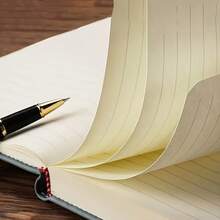 5-Piece 1-Piece 200-Page Vintage A5 Soft Leather Cover With Bookmark Notebook - Perfect For Lab Records, Business Meetings, And Life - màu xanh da trời - Xem 6