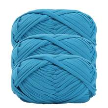 1/3pcs(100g/300g) Premium Polyester Crochet & Knitting Yarn, 30m/100g/Pc Length - Ideal For DIY Projects, T-Shirts, Slippers & Baskets,Fabric Strip Handmade Weaving Diy Bag, Toy, Shoe, Carpet, Organizing Basket Thread